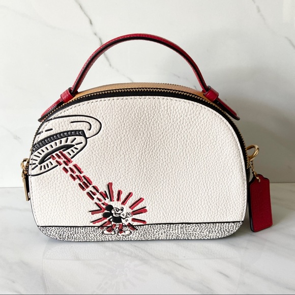 Coach Mickey Mouse X Keith Haring Serena Camera Bag - Picture 3 of 10